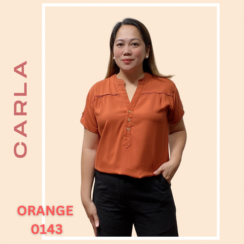 CARLA BLOUSE 0143 - ORANGE