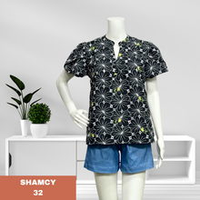 Load image into Gallery viewer, SHAMCY BLOUSE 0032-EYELET BLACK