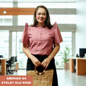 AMIHAN BLOUSE 0054 - EYELET OLD ROSE