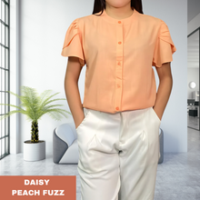 Load image into Gallery viewer, DAISY BLOUSE 0006-PLAIN PEACH FUZZ