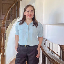 Load image into Gallery viewer, LEA BLOUSE 0003 -  PLAIN TEAL GREEN