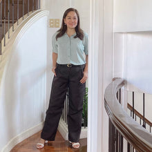 Load image into Gallery viewer, LEA BLOUSE 0003 -  PLAIN TEAL GREEN