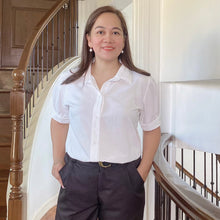 Load image into Gallery viewer, LEA BLOUSE 0005 - PLAIN WHITE