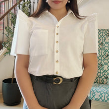 Load image into Gallery viewer, JUANA BLOUSE 0020 - PLAIN WHITE