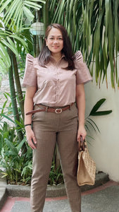 JUANA BLOUSE 0024 - PLAIN TAUPE