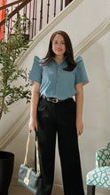 Load image into Gallery viewer, JUANA BLOUSE 0023 - PLAIN DUSTY BLUE