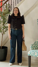 Load image into Gallery viewer, AMIHAN BLOUSE 0012- PLAIN BLACK