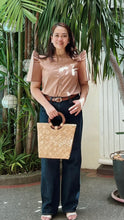 Load image into Gallery viewer, AMIHAN BLOUSE 0021- PLAIN MOCHA BROWN