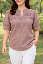 Load image into Gallery viewer, LAURA BLOUSE 0003  - PLAIN TAUPE