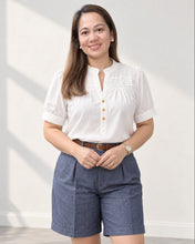 Load image into Gallery viewer, LAURA BLOUSE 0019  - PLAIN WHITE