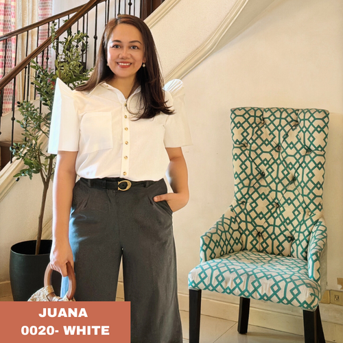 JUANA BLOUSE 0020 - PLAIN WHITE