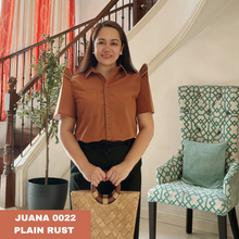 Load image into Gallery viewer, JUANA BLOUSE 0022 - PLAIN RUST