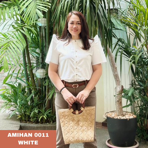 AMIHAN BLOUSE 0011 - PLAIN WHITE