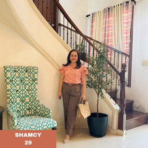 SHAMCY BLOUSE 0029-EYELET OLD ROSE