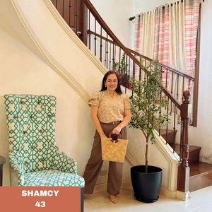 SHAMCY BLOUSE 0043- EYELET MOCHA