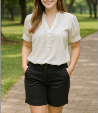 Load image into Gallery viewer, CLAIRE BLOUSE 0016 - PLAIN WHITE