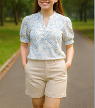 Load image into Gallery viewer, CLAIRE BLOUSE 0131-EMBROID WHITE