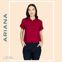 Load image into Gallery viewer, ARIANA BLOUSE 0001 - PLAIN MAROON