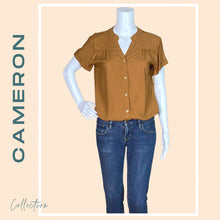 Load image into Gallery viewer, CAMERON BLOUSE 0004-PLAIN RUST