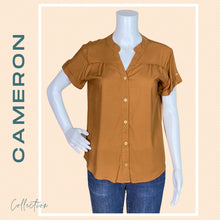 Load image into Gallery viewer, CAMERON BLOUSE 0004-PLAIN RUST