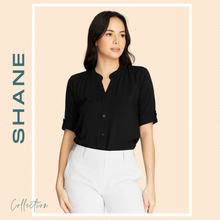 Load image into Gallery viewer, SHANE BLOUSE 0034 - PLAIN BLACK