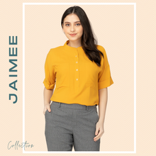 Load image into Gallery viewer, JAIMEE BLOUSE 0006 - PLAIN MUSTARD