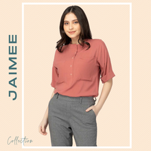 Load image into Gallery viewer, JAIMEE BLOUSE 0005 - PLAIN OLD ROSE