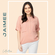 Load image into Gallery viewer, JAIMEE BLOUSE 0009 - PLAIN LIGHT PINK