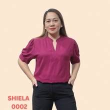 Load image into Gallery viewer, SHIELA BLOUSE 0002 - PLAIN MAROON