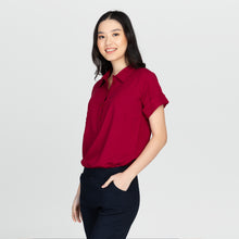 Load image into Gallery viewer, ARIANA BLOUSE 0001 - PLAIN MAROON