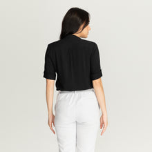 Load image into Gallery viewer, SHANE BLOUSE 0034 - PLAIN BLACK