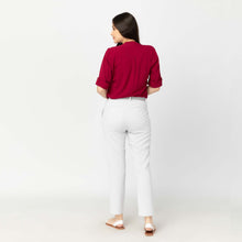 Load image into Gallery viewer, SHANE BLOUSE 0032 - PLAIN MAROON RED