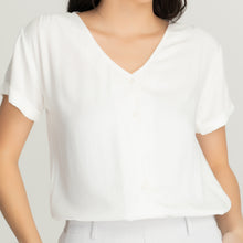 Load image into Gallery viewer, AMELIE BLOUSE 0009 - PLAIN WHITE