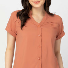 Load image into Gallery viewer, CAMERON BLOUSE 0017-PLAIN PEACH