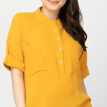 Load image into Gallery viewer, JAIMEE BLOUSE 0006 - PLAIN MUSTARD