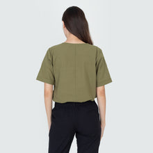 Load image into Gallery viewer, ISABELLA BLOUSE 0001 -ARMY GREEN