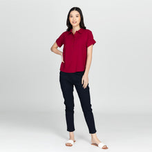 Load image into Gallery viewer, ARIANA BLOUSE 0001 - PLAIN MAROON