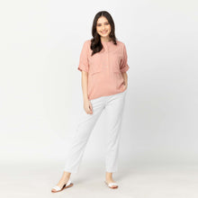 Load image into Gallery viewer, JAIMEE BLOUSE 0009 - PLAIN LIGHT PINK