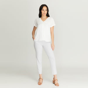 AMELIE BLOUSE 0009 - PLAIN WHITE