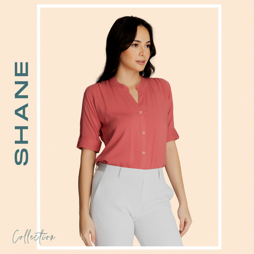 SHANE BLOUSE 0036 - PLAIN OLD ROSE