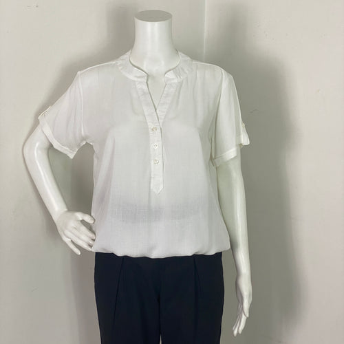 FRANCINE BLOUSE 0059 - PLAIN WHITE