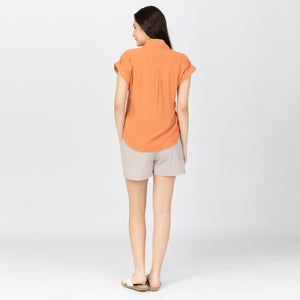 PRINCESS BLOUSE 0004 - PLAIN ORANGE