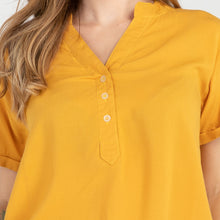 Load image into Gallery viewer, FRANCINE BLOUSE 0020-MUSTARD