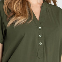 Load image into Gallery viewer, FRANCINE BLOUSE 0013 - PLAIN ARMY GREEN