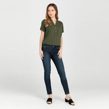 Load image into Gallery viewer, FRANCINE BLOUSE 0013 - PLAIN ARMY GREEN